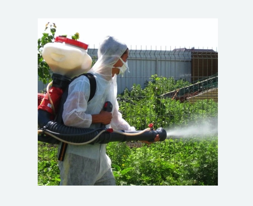 Акарицидная обработка территории в Теберде